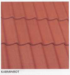 Dachpfannen karminrot