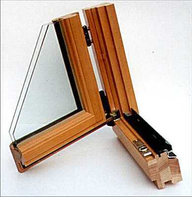 Holzhaus Fenster