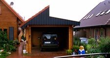 Vörder Holzhaus Carport 