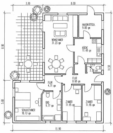 Holzhaus VH70-138 Grundriss